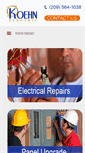 Mobile Screenshot of koehnelectric.com